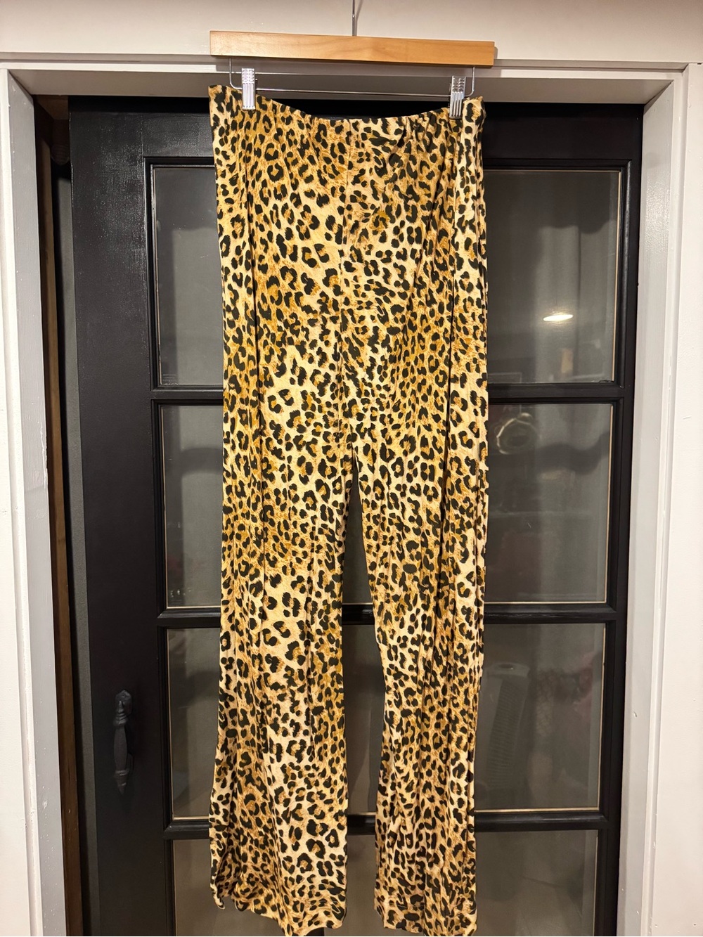 Spell samantha bias pant vintage leopard XL Tan/Black BNWT